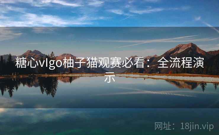 糖心vIgo柚子猫观赛必看：全流程演示